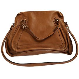 Chloé Paraty Leather Handbag Light Brown Light brown