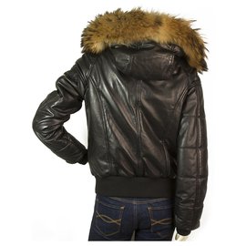 moreschi leather jacket