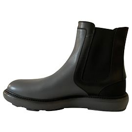 Salvatore Ferragamo Leather bicolor ankle boots Multiple colors