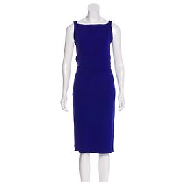 Robe Kimmie bleue Diane Von Furstenberg Bleu