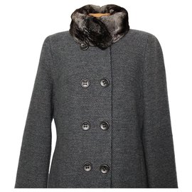 Riani-Coats, Outerwear-Grey