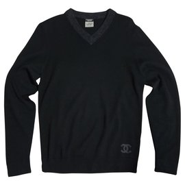 Chanel-Sweaters-Black,Grey