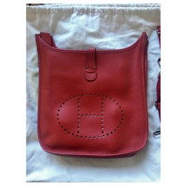 Hermès-Handbags-Red