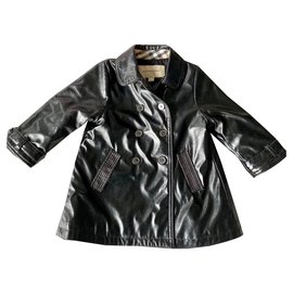 Burberry-Girl Coats outerwear-Black