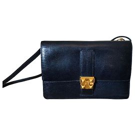 Hermès Bolsa Medor Azul marinho