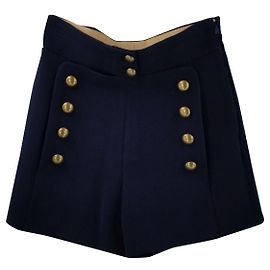 Chloé Kurze Hose Marineblau