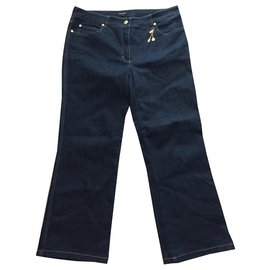Jeans Escada Nine Blu Cotone Blu