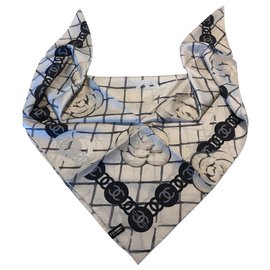 Chanel Lenços Branco