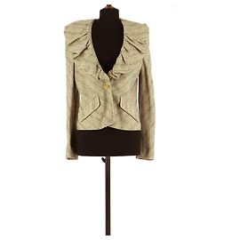 Bcbg Max Azria Weste / Blazer Beige