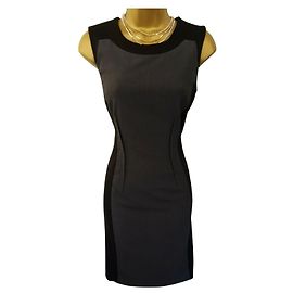 Calvin Klein Vestidos Negro Gris