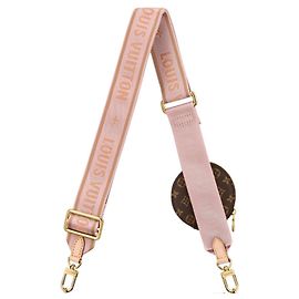 Louis Vuitton Guitar strap pink Beige