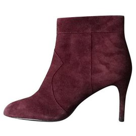 Minelli-Bottines-Bordeaux