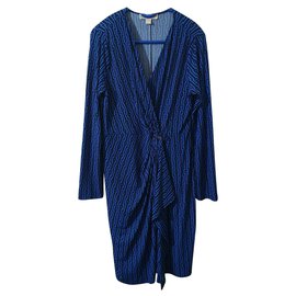 Robe Michael Kors Jay Bleu Noir Bleu