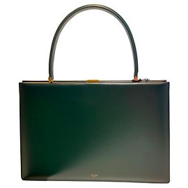 Céline Fermoir sac Vert foncé