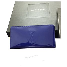 Yves Saint Laurent billetera Azul