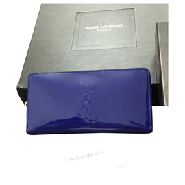 Yves Saint Laurent-billetera-Azul