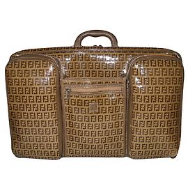 Borsa da viaggio FENDI Zucchino e pelle Beige
