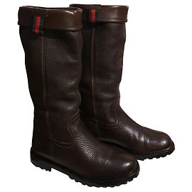 Bottes Gucci 36 cuir Marron