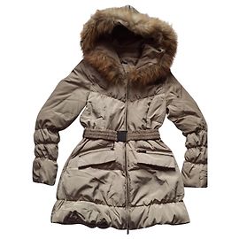 Autre Marque Lauren Vidal Down Jacket Beige Beige