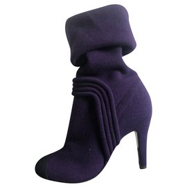 Chanel-Boots-Purple