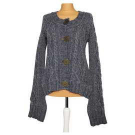 Thomas Burberry Strickwaren Grau