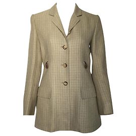 Hermès Chaquetas Beige Marrón claro