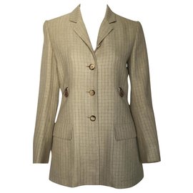 Hermès Jackets Beige Light brown