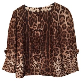 Dolce & Gabbana-Jackets-Brown