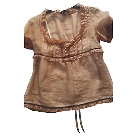 Louis Vuitton Silk Top Caramel Caramel