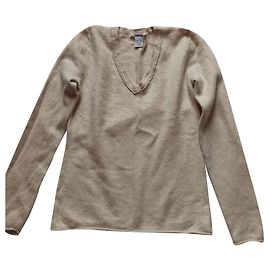 Autre Marque Suéter de cachemira rojo Evelyn Grace Beige