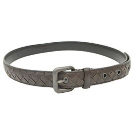 Bottega Veneta Intrechart Ledergürtel Herren Braun