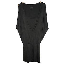 Calvin Klein Tunika Minikleid Grau Grau