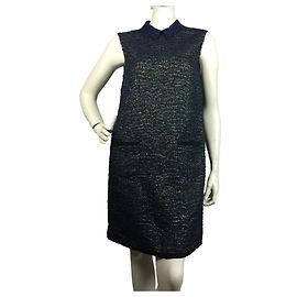 Max & Co Tweed dress Navy blue