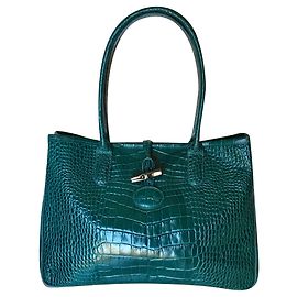 Longchamp EMERALD BAG IN CROCO HIT calf leather Other