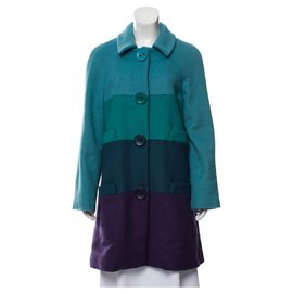 Marc Jacobs Striped wool coat Multiple colors