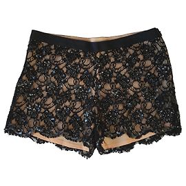 Red Valentino Kurze Hose Schwarz Beige