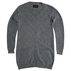 Cárdigan gris de angora Won Hundred Gris
