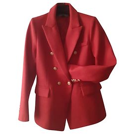 Alexandra Neel Balmain Blazer Style Rot