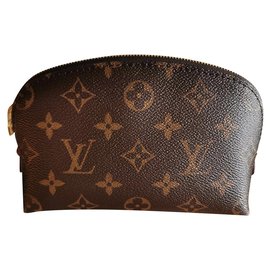 Louis Vuitton-Louis Vuitton cosmetic pouch PM-Brown