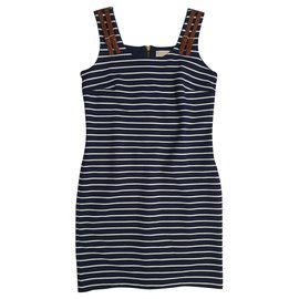 Michael Kors-Dresses-White,Dark blue