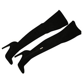 Sergio Rossi Cuissardes Noir