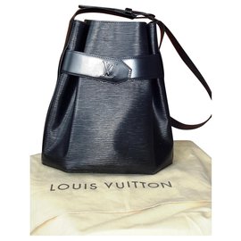 Louis Vuitton-Verdrehen Sie den Eimer-Schwarz