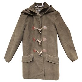 Trenca Apc marrón algodón talla S Castaño