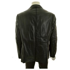 armani collezioni lambskin leather jacket