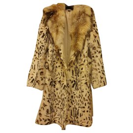 Pellessimo-Coats, Outerwear-Leopard print,Cream