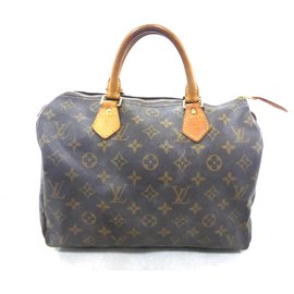 Louis Vuitton-Speedy 30 Monogramm-Braun