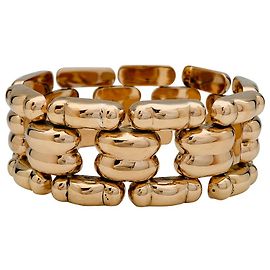 inconnue Pulseira "Tank" em ouro rosa. Outro