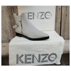 Kenzo-Botas Kenzo p 37 Nueva condición-Blanco