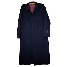 Paul Smith Paul R. Smith Business class ultra long black wool winter coat, size Xxl Black