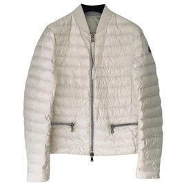 Moncler puffer jacket nylon eggshell Eggshell